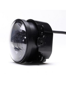 2pcs 4" 30W 6-LED 6500K White Light IP67 Die-cast Aluminum Fog Lamps for Black