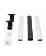 Screen Door Handle Cross Bar Hardware Black Grip Camper RV Trailer Sturdy Tool